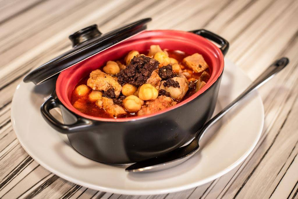 Signature dish from La Tapilla Sixtina